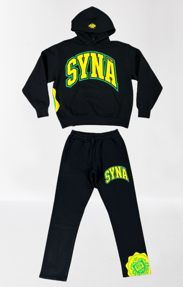 Synaworld College Tracksuit Black