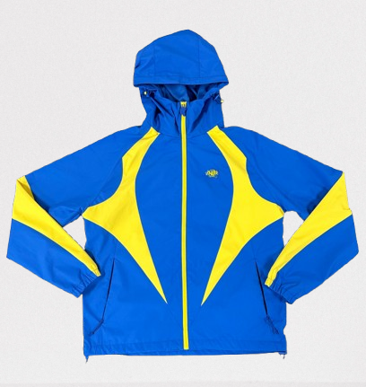 VORTEX WOVEN SHORT TRACKSUIT – BLUE/YELLOW